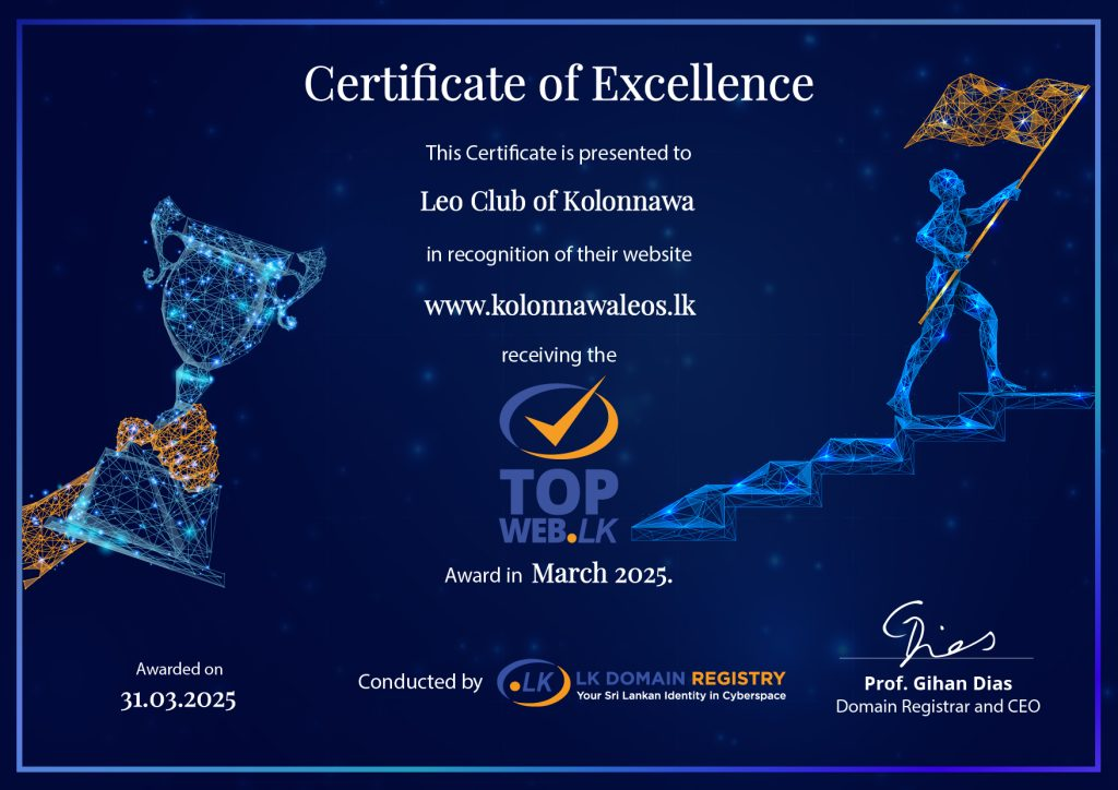 TopWeb.LK Award
